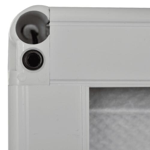 Plisseret insektnet til vinduer aluminium 130 x 100 cm