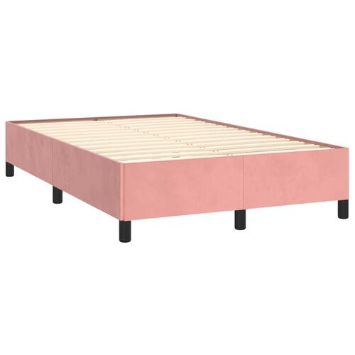 Sengeramme 120x200 cm fløjl pink