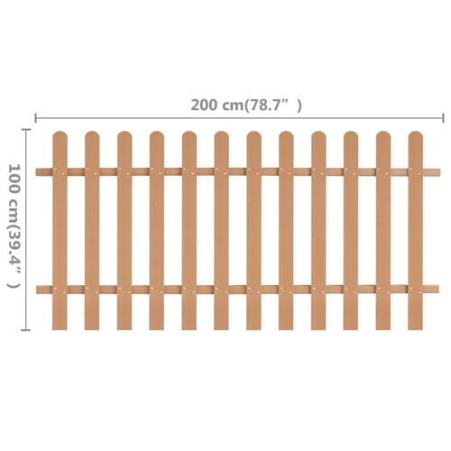 Stakit 200x100 cm WPC