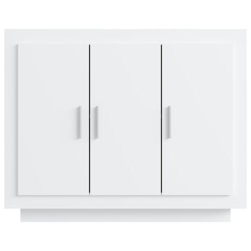 Skænk 92x35x75 cm konstrueret træ hvid