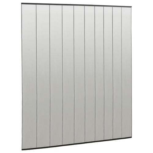 Insektnet til dør med netgardin i 10 dele 240x240 cm sort
