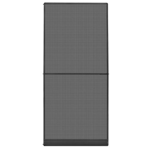 Hængslet insektnet til dør 100x215 cm antracitgrå