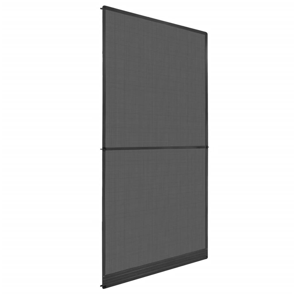 Hængslet insektnet til dør 120x240 cm antracitgrå