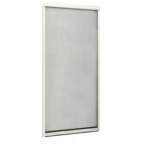 Nedrulleligt insektnet til vinduer 70x150 cm hvid