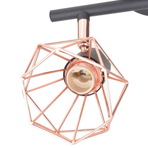 Loftlampe med 2 LED-pærer 8 W