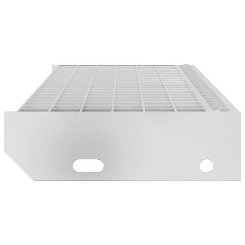 Trappetrin 60x24x7 cm trinrist galvaniseret stål