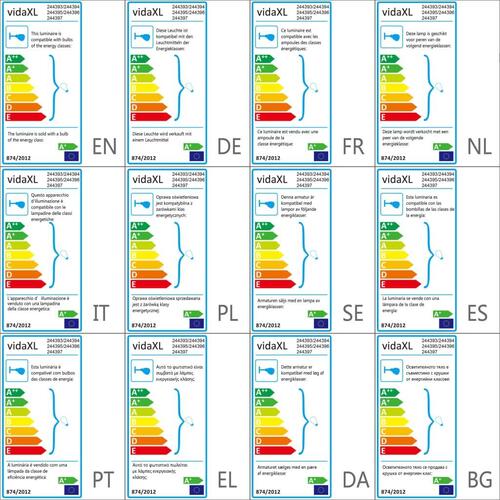 Loftlampe med 2 LED-pærer 8 W