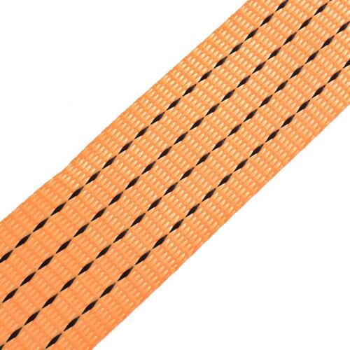 Surringsbånd med skralde 10 stk. 2 ton 8 m x 50 mm orange