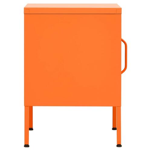 Natborde 2 stk. 35x35x51 cm stål orange
