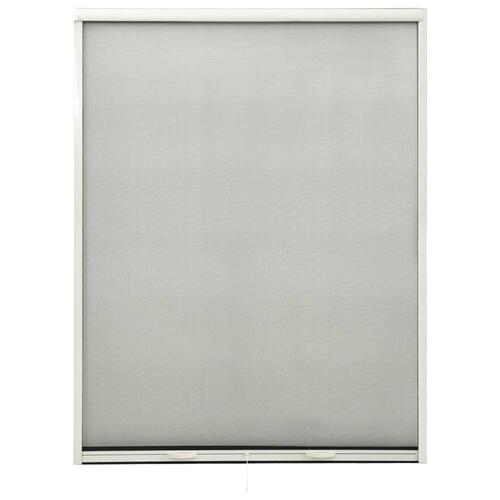 Nedrulleligt insektnet til vinduer 130x170 cm hvid