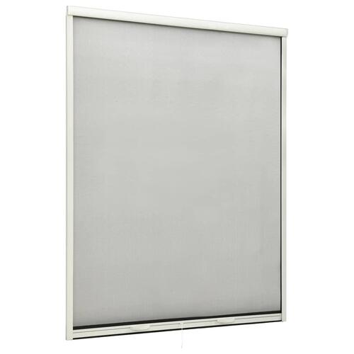 Nedrulleligt insektnet til vinduer 130x170 cm hvid