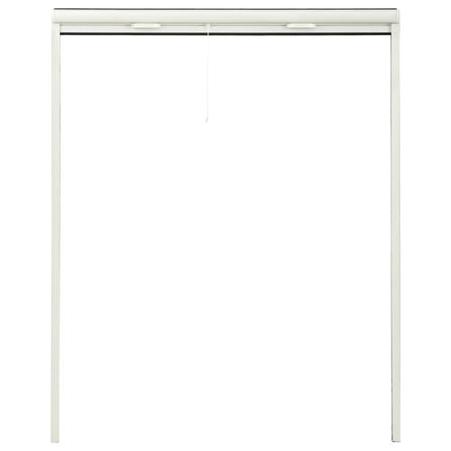Nedrulleligt insektnet til vinduer 130x170 cm hvid