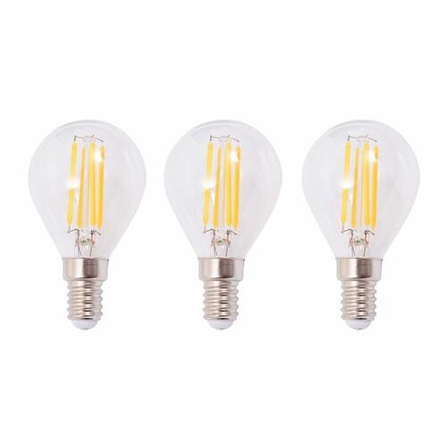 Loftslampe med 3 LED-filamentpærer 12 W