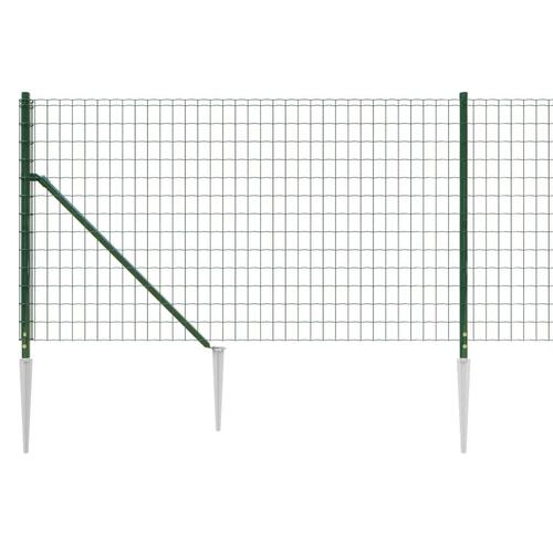 Trådhegn med jordspyd 0,8x25 m grøn