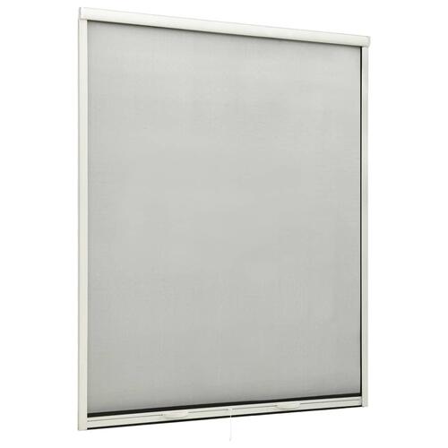 Nedrulleligt insektnet til vinduer 150x170 cm hvid