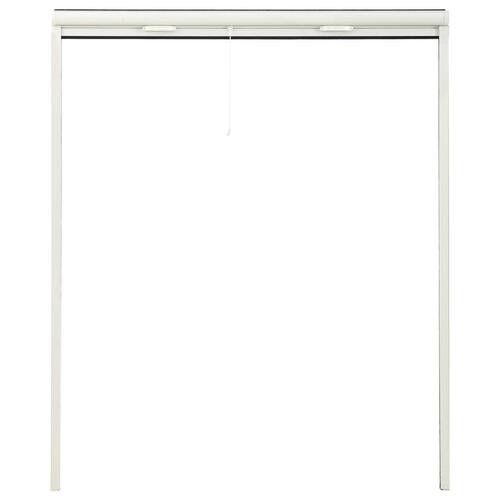 Nedrulleligt insektnet til vinduer 150x170 cm hvid