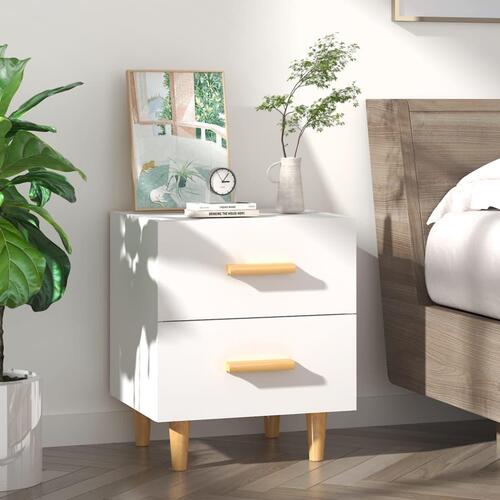 Sengebord 40x35x47,5 cm hvid