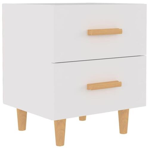 Sengebord 40x35x47,5 cm hvid