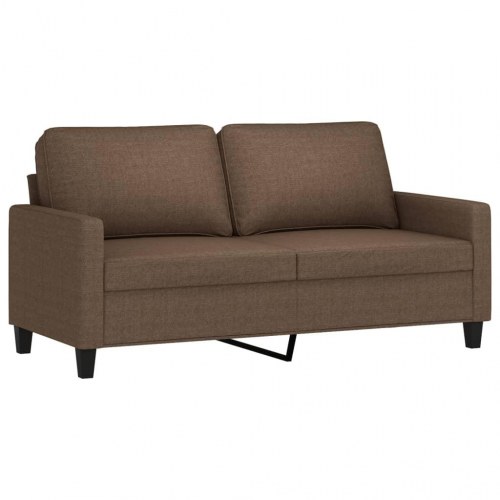 2-personers sofa i stof - 140 cm sædebredde, brun