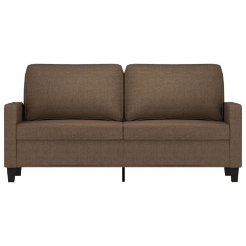 2-personers sofa i stof - 140 cm sædebredde, brun