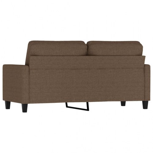 2-personers sofa i stof - 140 cm sædebredde, brun