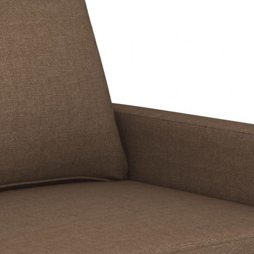 2-personers sofa i stof - 140 cm sædebredde, brun