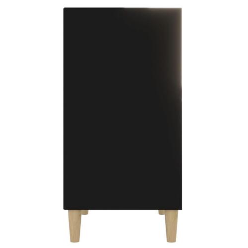 Skænk 57x35x70 cm konstrueret træ sort