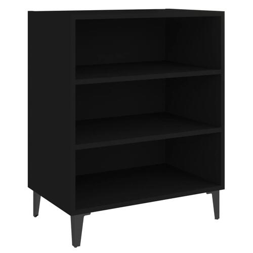 Skænk 57x35x70 cm konstrueret træ sort