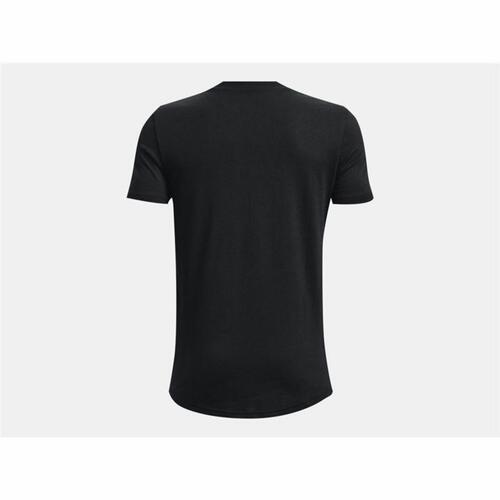 Børne Kortærmet T-shirt Under Armour Curry Sort 18-20 år