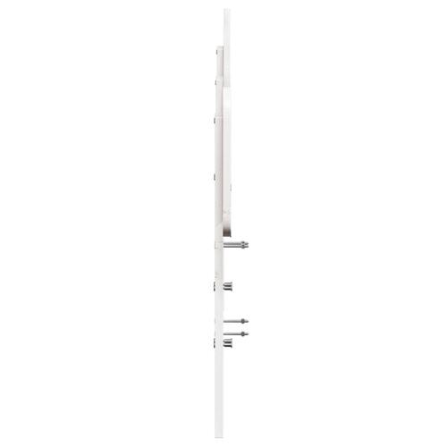 Sengegavl 150 cm massivt fyrretræ hvid