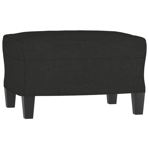Sofasæt 4 dele med hynder stof sort
