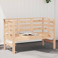 Havebænk 111,5x53x71 cm massivt fyrretræ