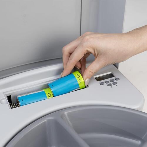 PetSafe foderautomat til kæledyr Eatwell til 5 måltider med timer grå