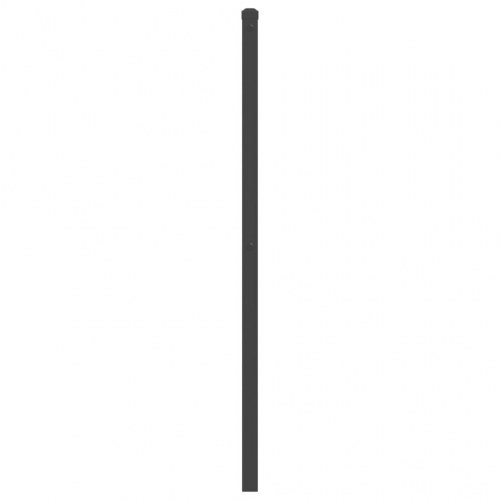 Sengegavl 80 cm metal sort
