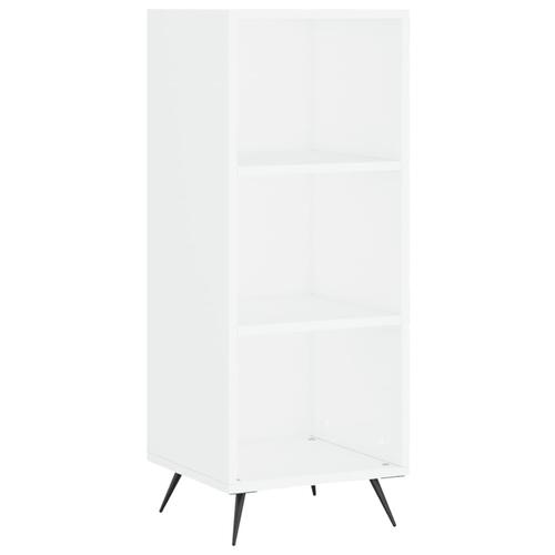 Skab 34,5x34x180 cm konstrueret træ hvid