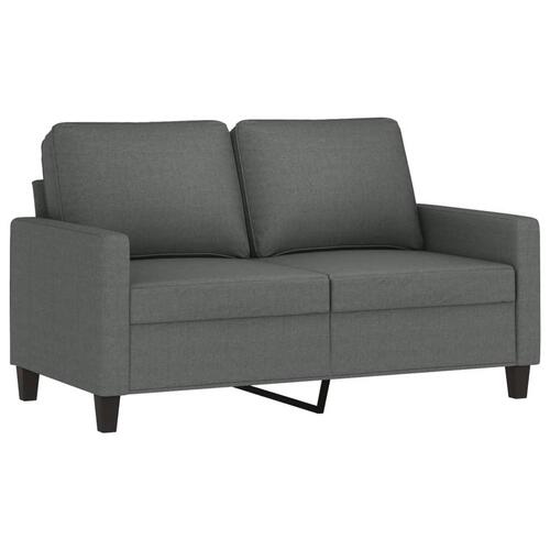 Sofasæt 4 dele med hynder stof mørkegrå