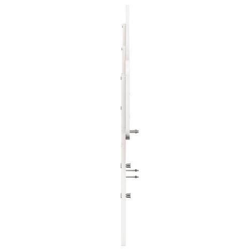 Sengegavl 200 cm massivt fyrretræ hvid