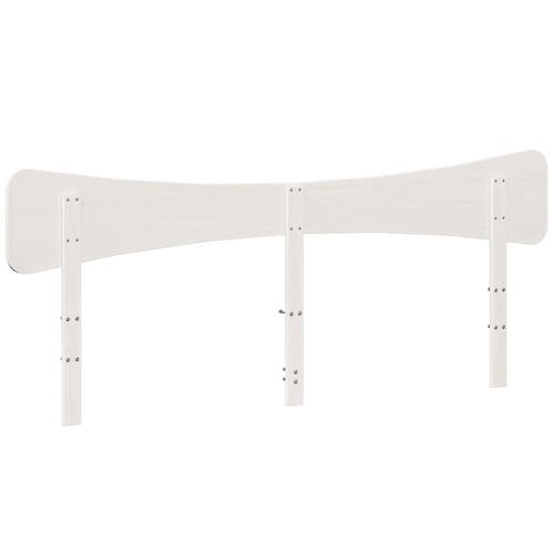 Sengegavl 200 cm massivt fyrretræ hvid