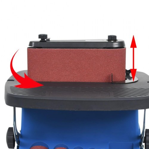 Oscillerende spindel- og båndpudser 450 W blå