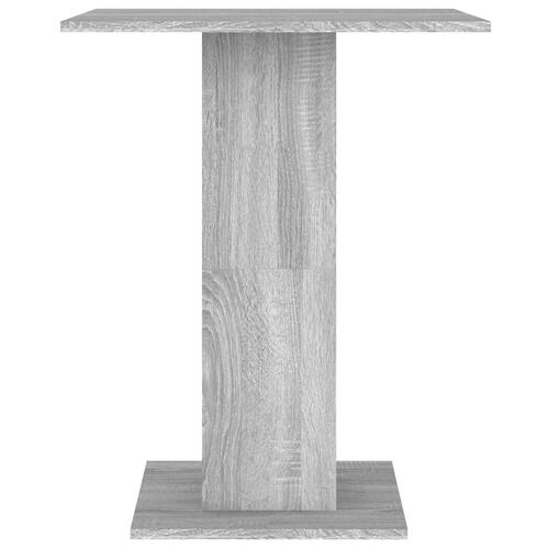 Bistrobord 60x60x75 cm konstrueret træ grå sonoma-eg