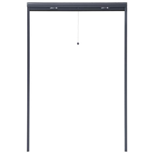 Nedrulleligt insekt til vinduer 110x170 cm antracitgrå