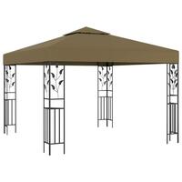 Pavillon 3x3 m 180 g/m² gråbrun