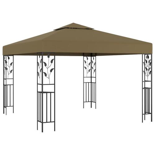 Pavillon 3x3 m 180 g/m² gråbrun