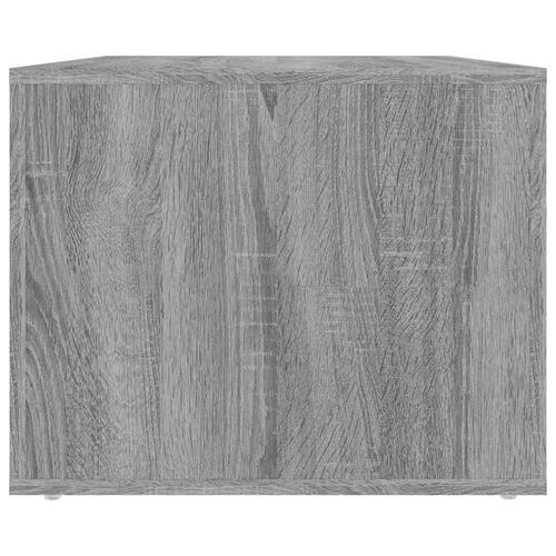 Sofabord 80x50x40 cm konstrueret træ grå sonoma-eg