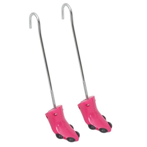 Skotræer til støvler med skohorn str. 34-40 plast pink