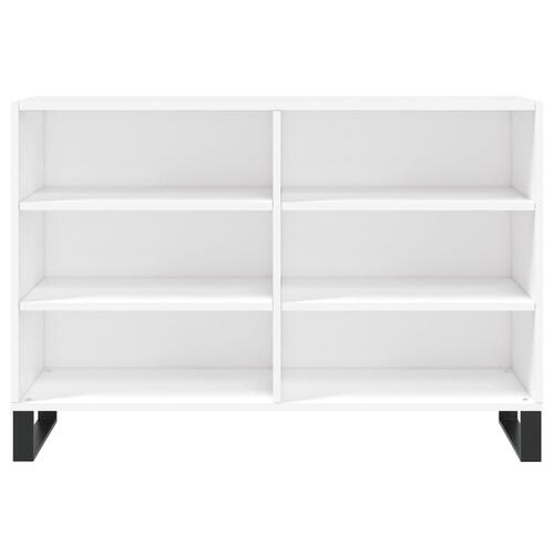 Skænk 103,5x35x70 cm konstrueret træ hvid