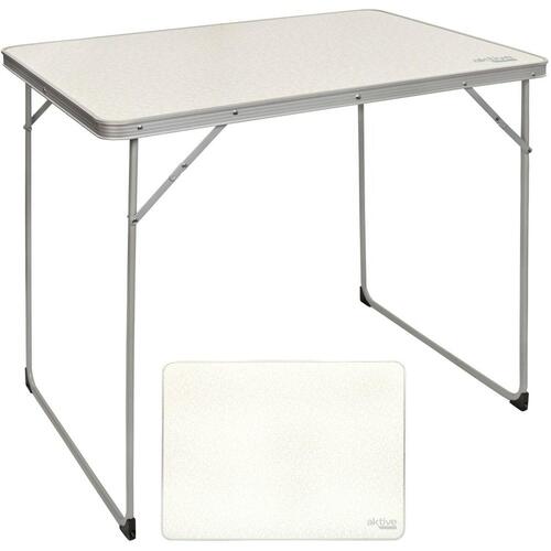 Sammenklappeligt bord Aktive Hvid 80 x 70 x 60 cm (4 enheder)