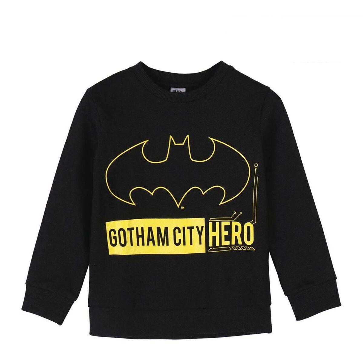 Sweaters uden Hætte til Børn Batman Sort 6 år