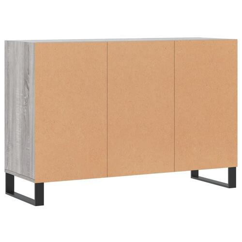 Skænk 103,5x35x70 cm konstrueret træ grå sonoma-eg