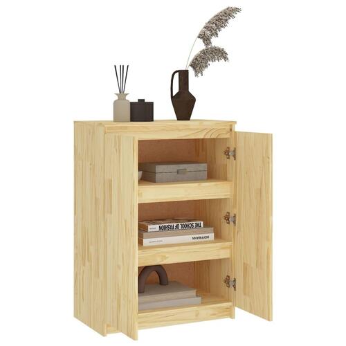 Skab 60x36x84 cm massivt fyrretræ